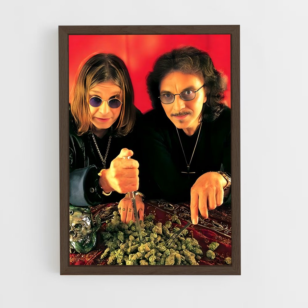 ap-tony iommi-9 cadre Bois foncé