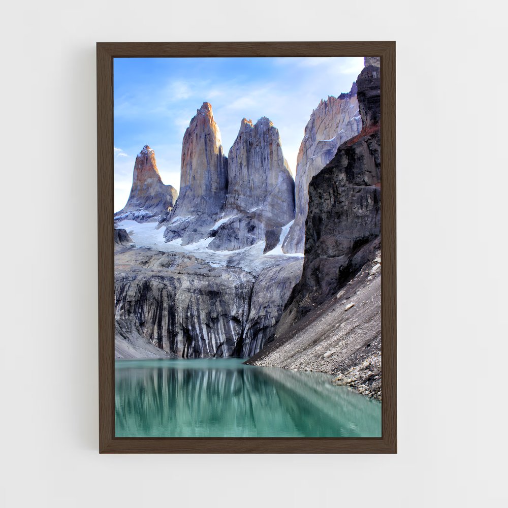 ap-torres del paine-4 cadre Bois foncé