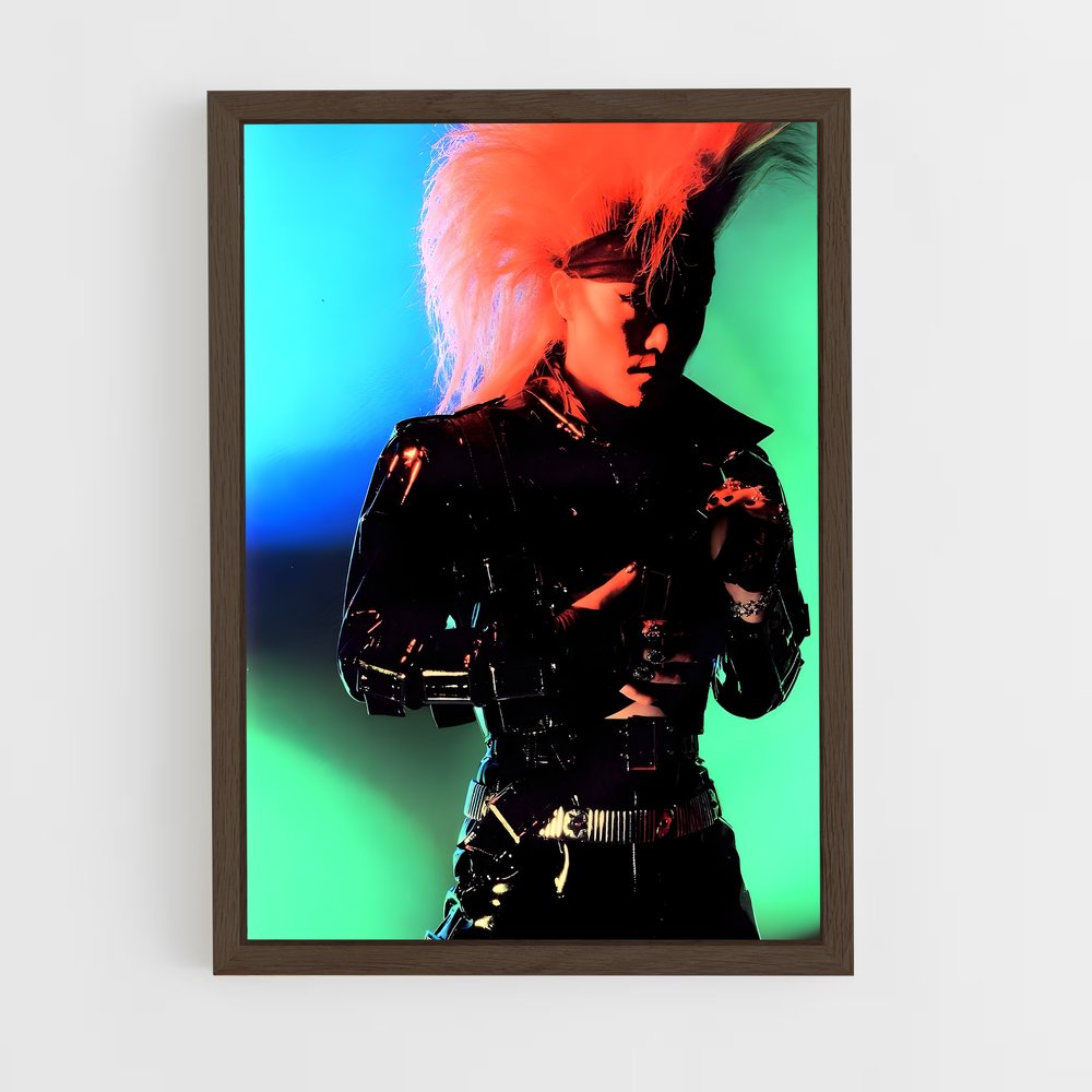 ap-toshi x japan-5 cadre Bois foncé
