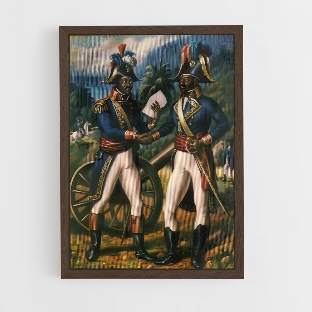 ap-toussaint louverture-4 cadre Bois foncé