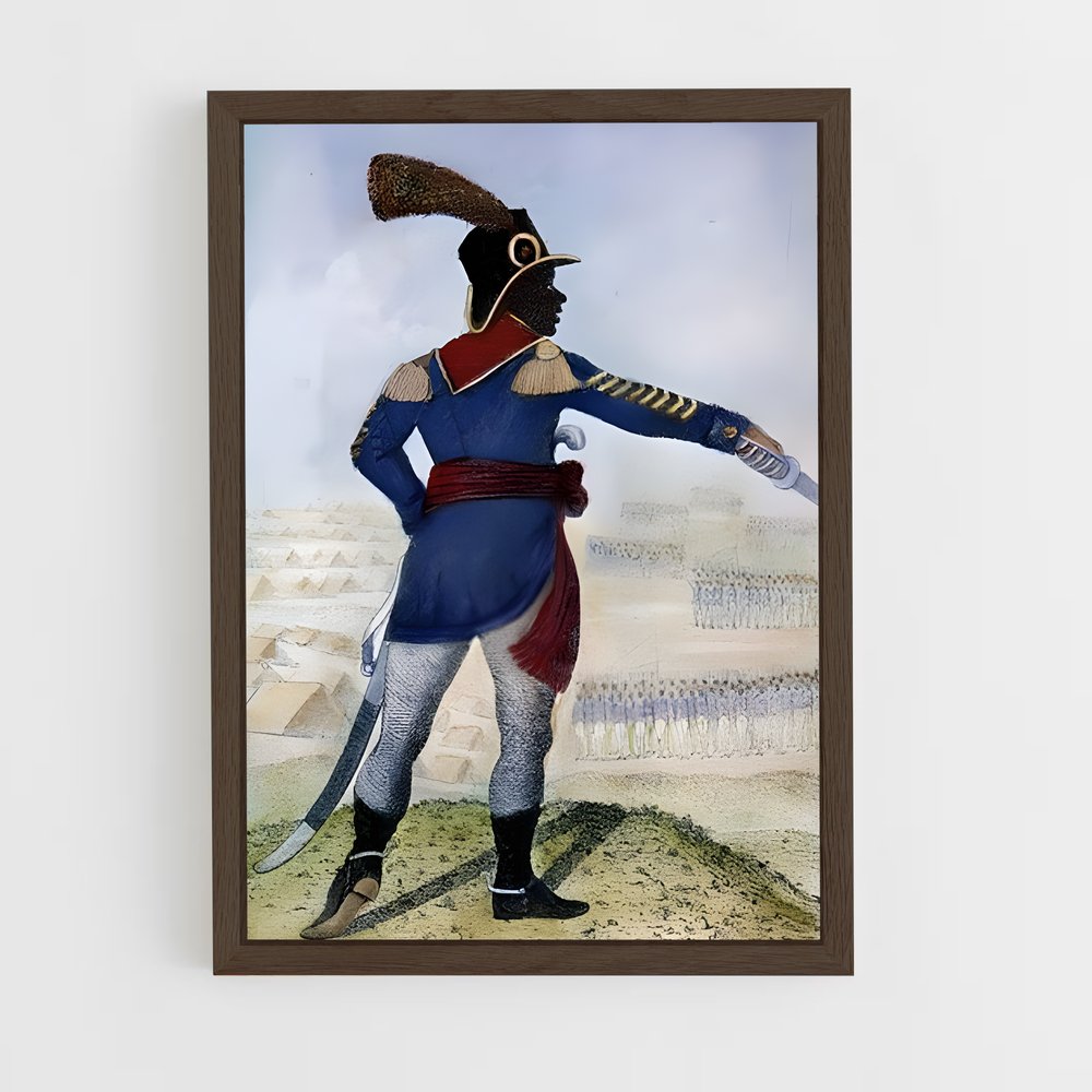 ap-toussaint louverture-7 cadre Bois foncé