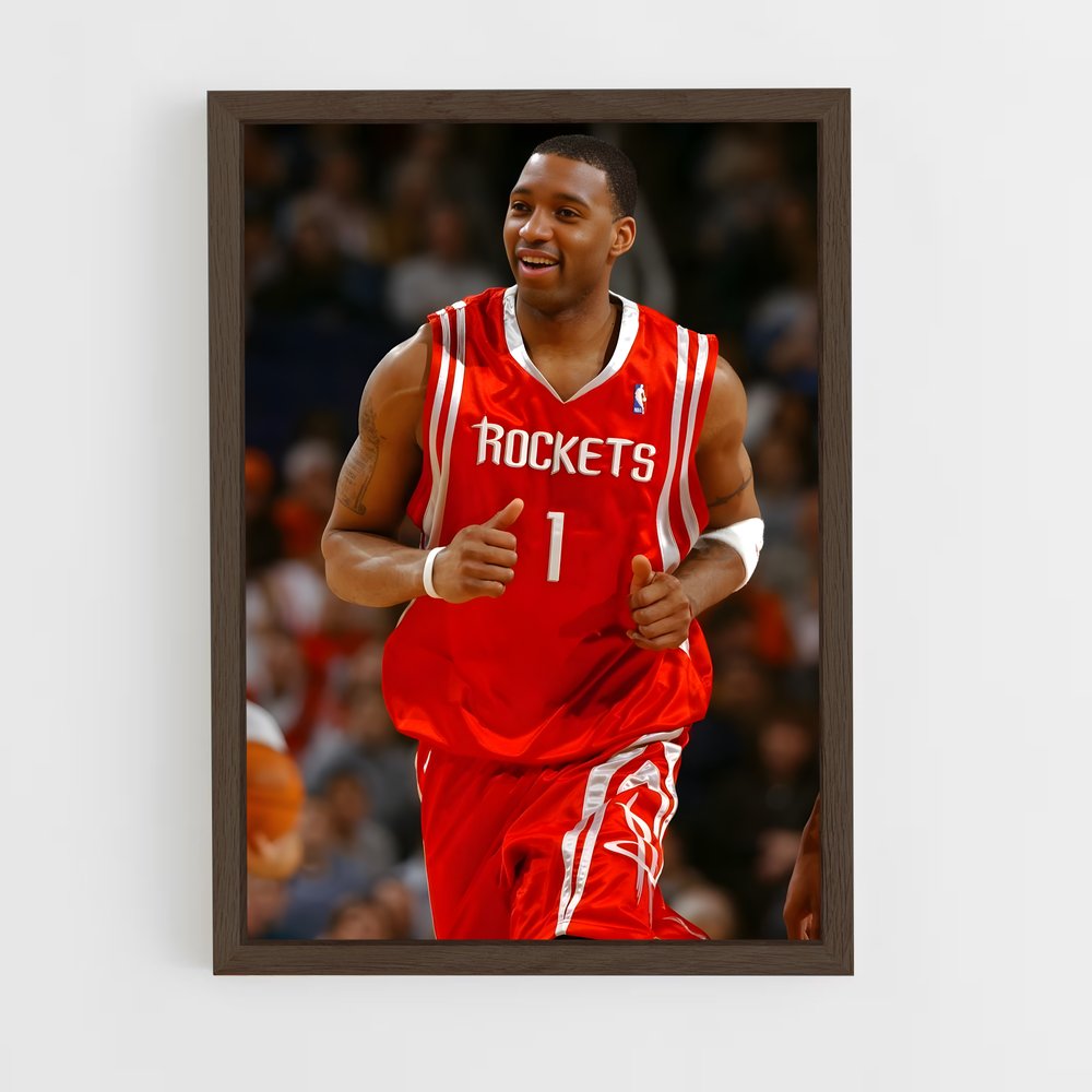ap-tracy mcgrady-7 cadre Bois foncé