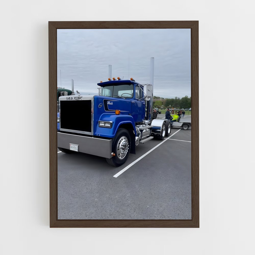 ap-truck driver-1 cadre Bois foncé