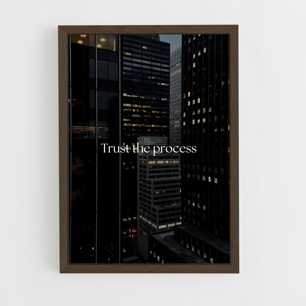 ap-trust the process-4 cadre Bois foncé