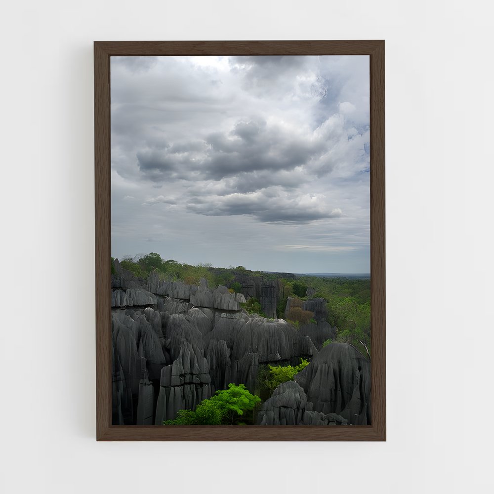 ap-tsingy de bemaraha-2 cadre Bois foncé