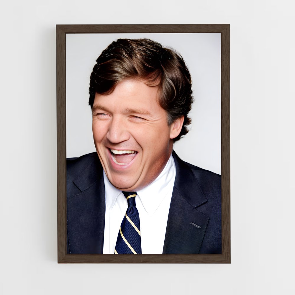 ap-tucker carlson-4 cadre Bois foncé
