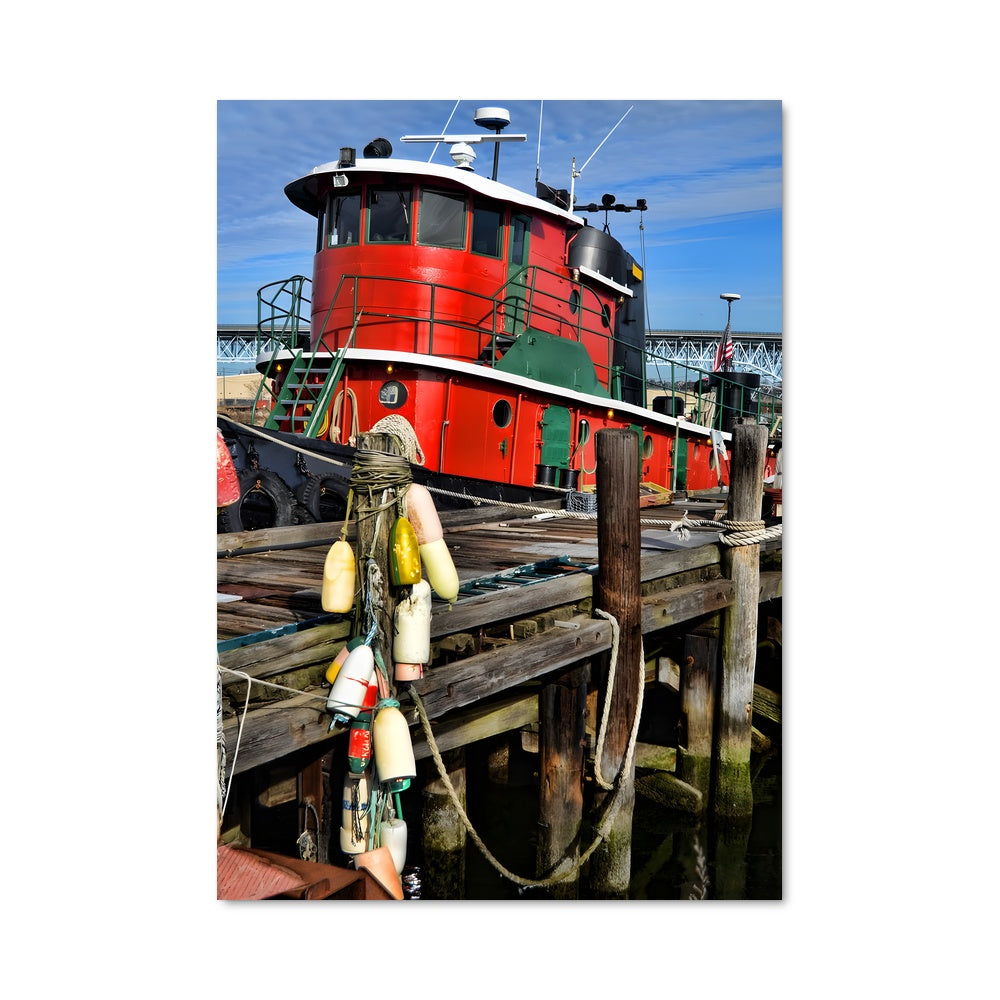 Poster Embarquement Coloré