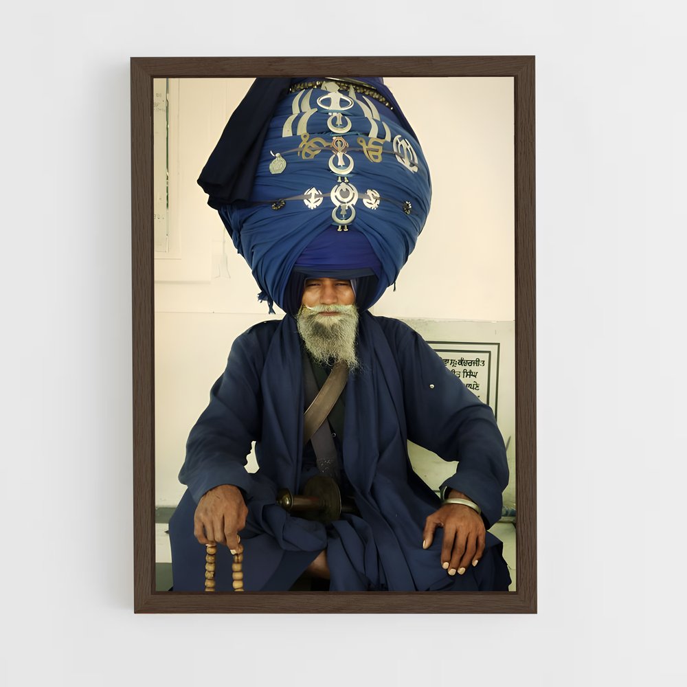 ap-turban-6 cadre Bois foncé