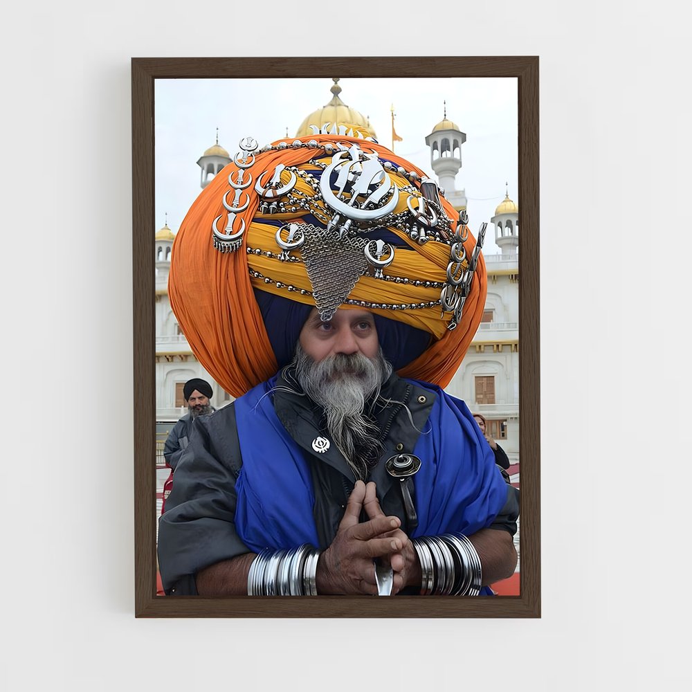 ap-turban-9 cadre Bois foncé