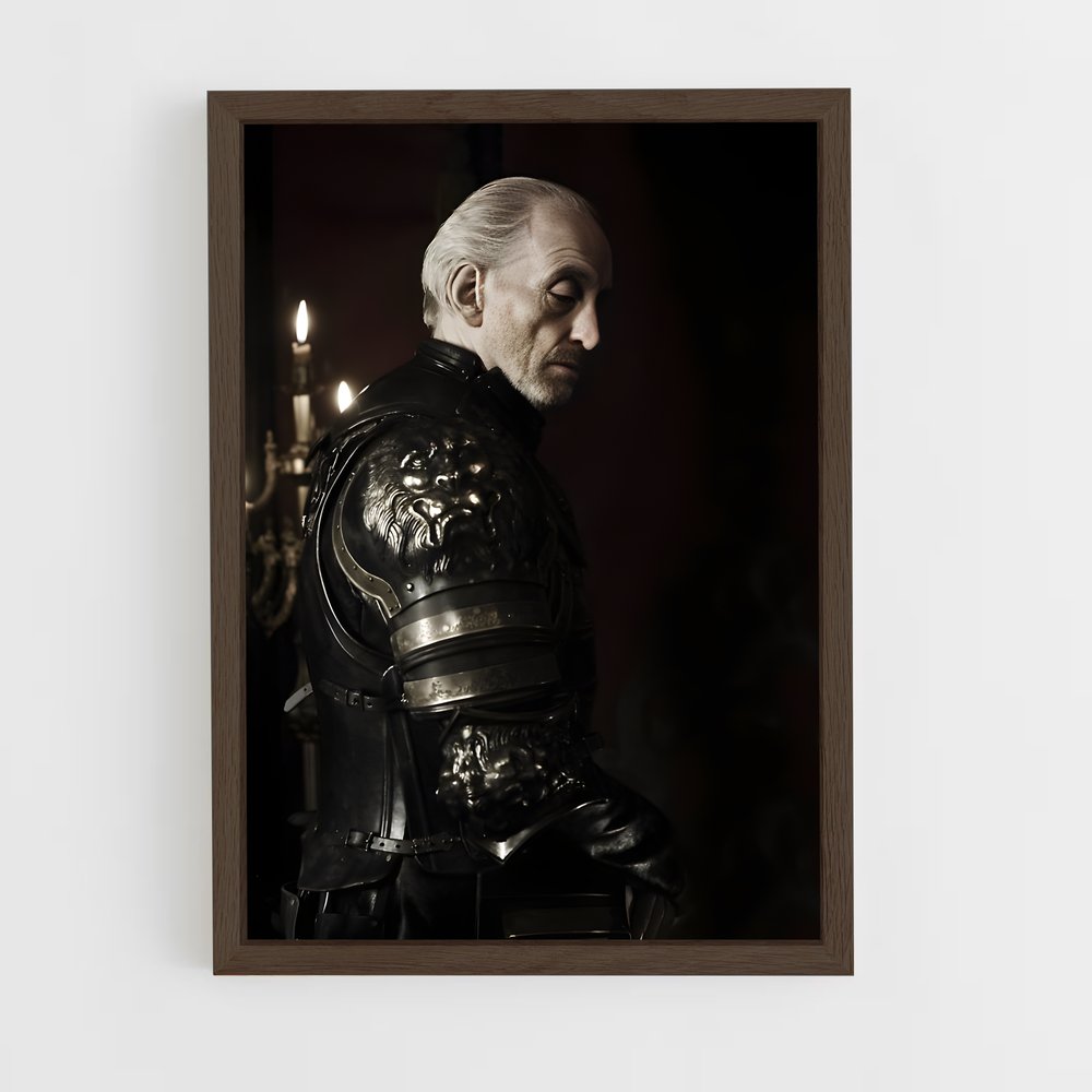 ap-tywin lannister-6 cadre Bois foncé