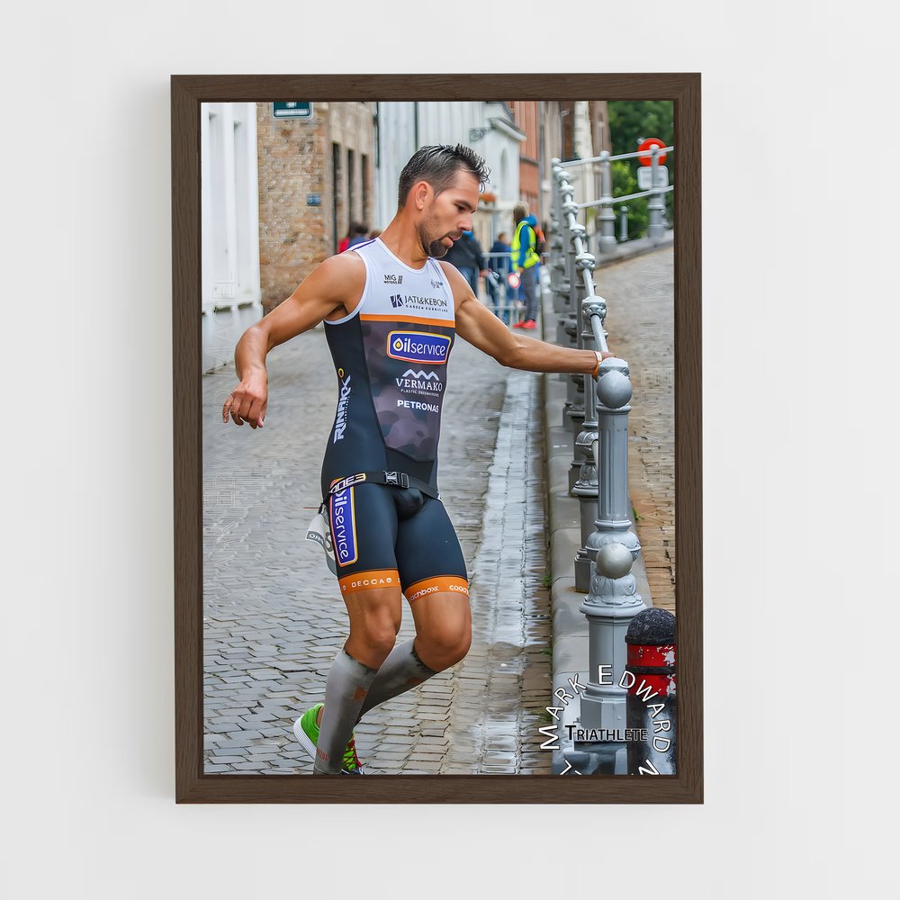 ap-ultra man triathlon-2 cadre Bois foncé