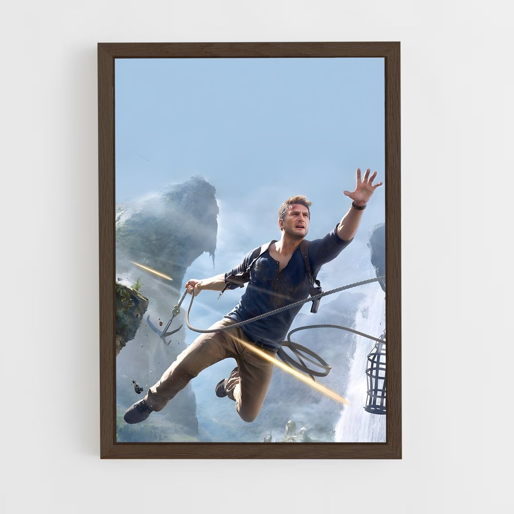 ap-uncharted-8 cadre Bois foncé