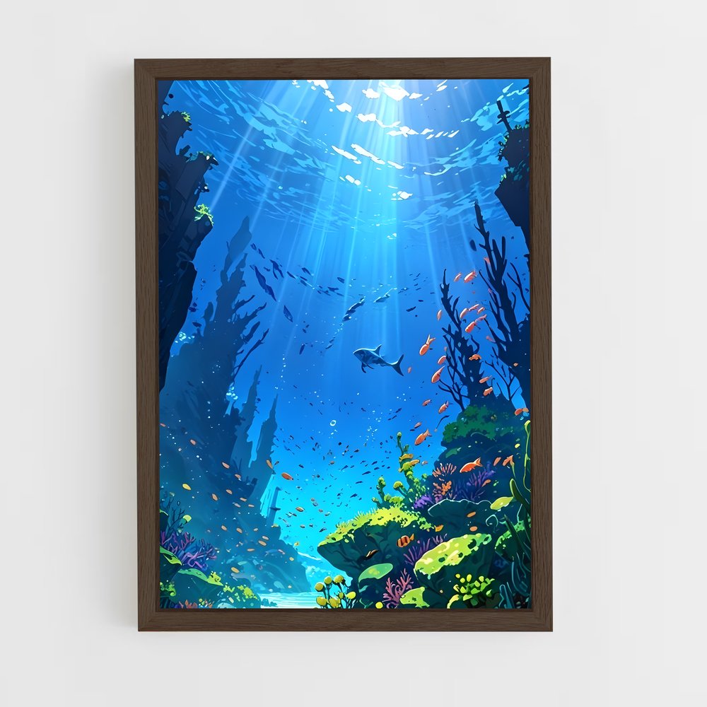 ap-underwater-12 cadre Bois foncé