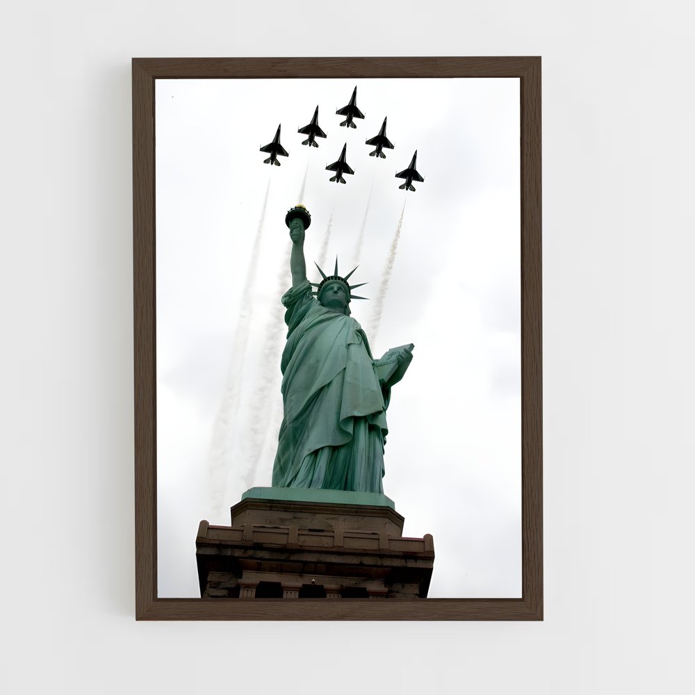 ap-united states-8 cadre Bois foncé