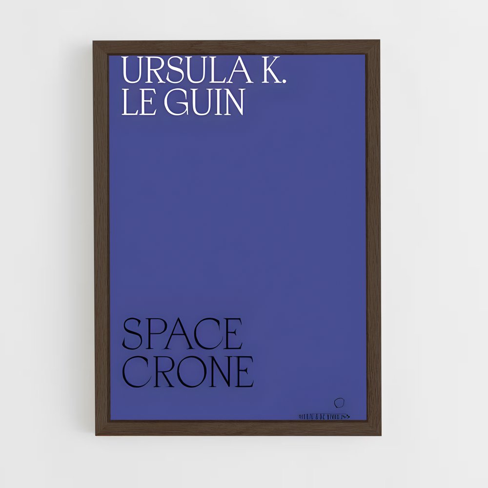 ap-ursula k le guin-4 cadre Bois foncé