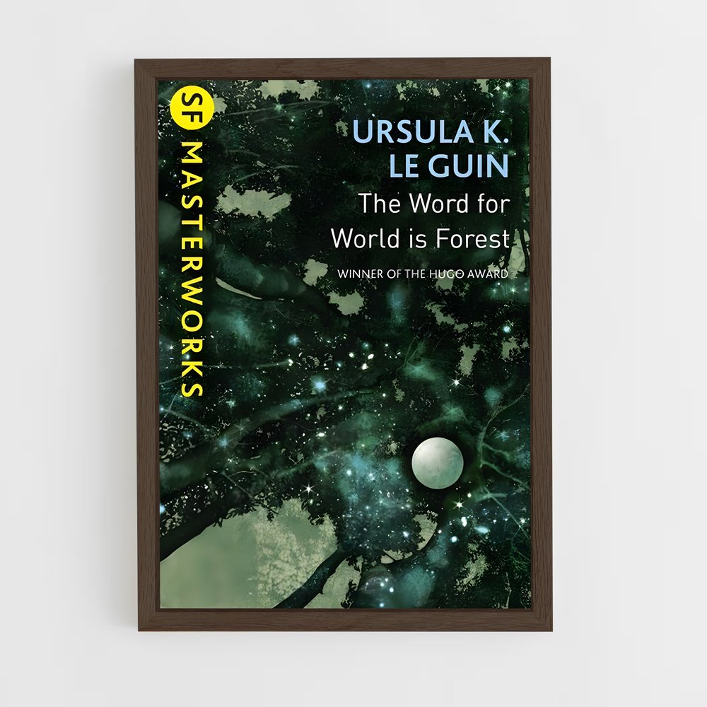 ap-ursula k le guin-6 cadre Bois foncé