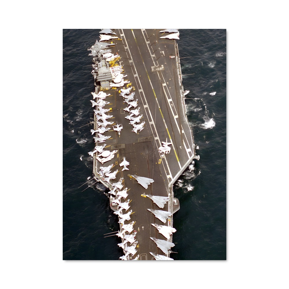 Poster L'USS Carl Vinson en Mer