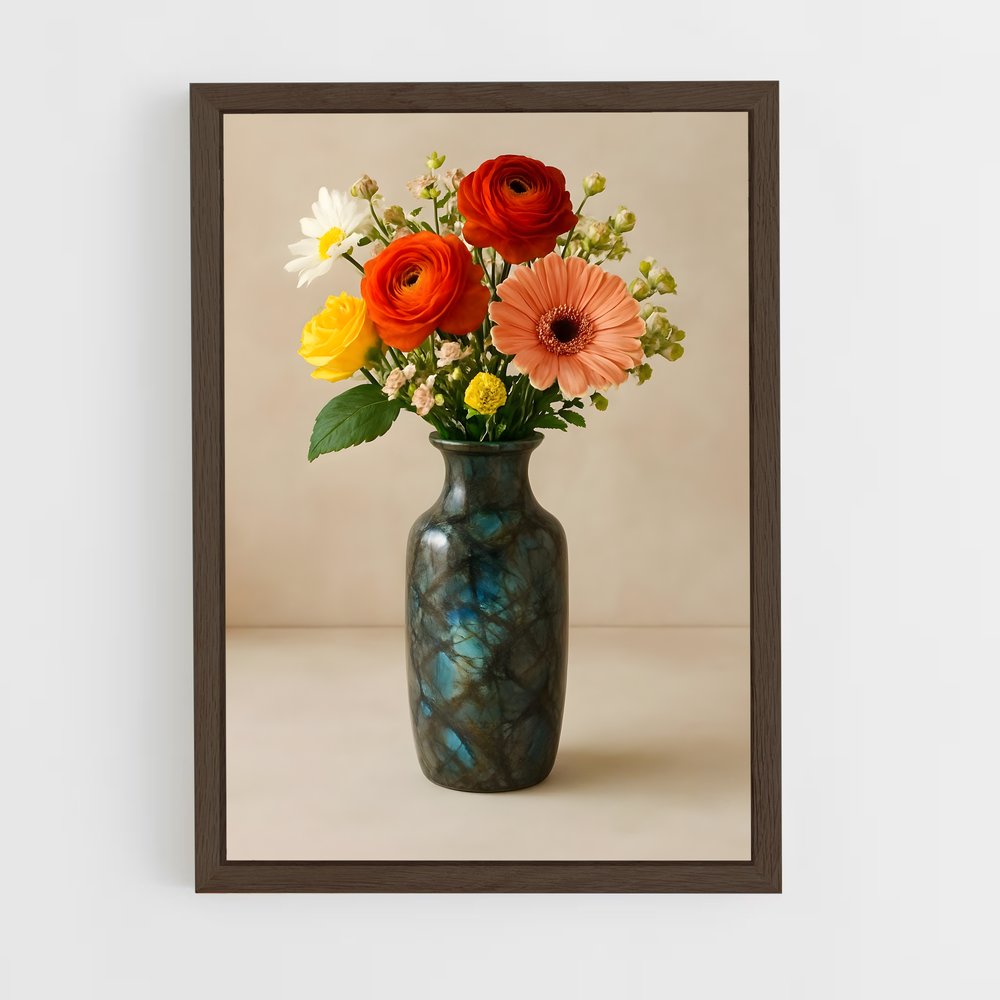 ap-vase-10 cadre Bois foncé