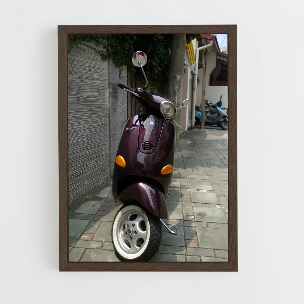 ap-vespa et2-3 cadre Bois foncé