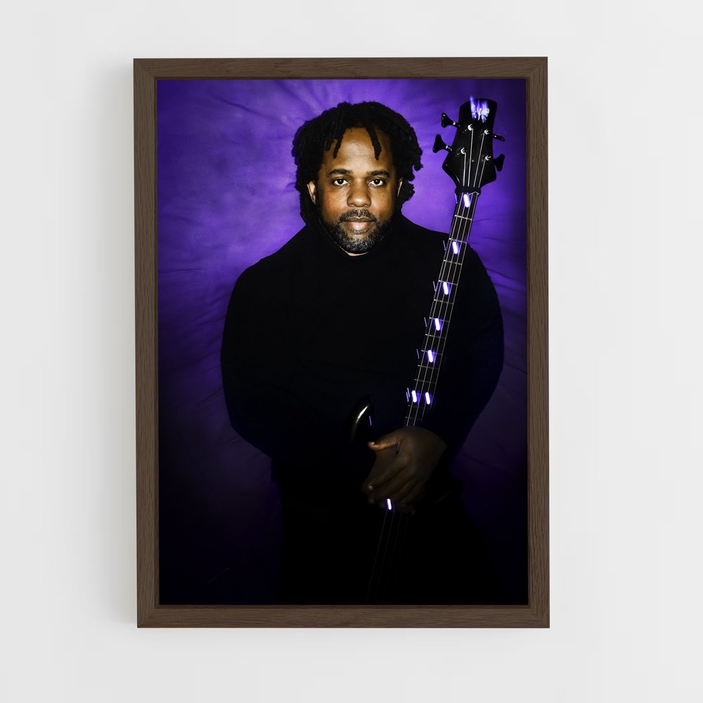 ap-victor wooten-2 cadre Bois foncé