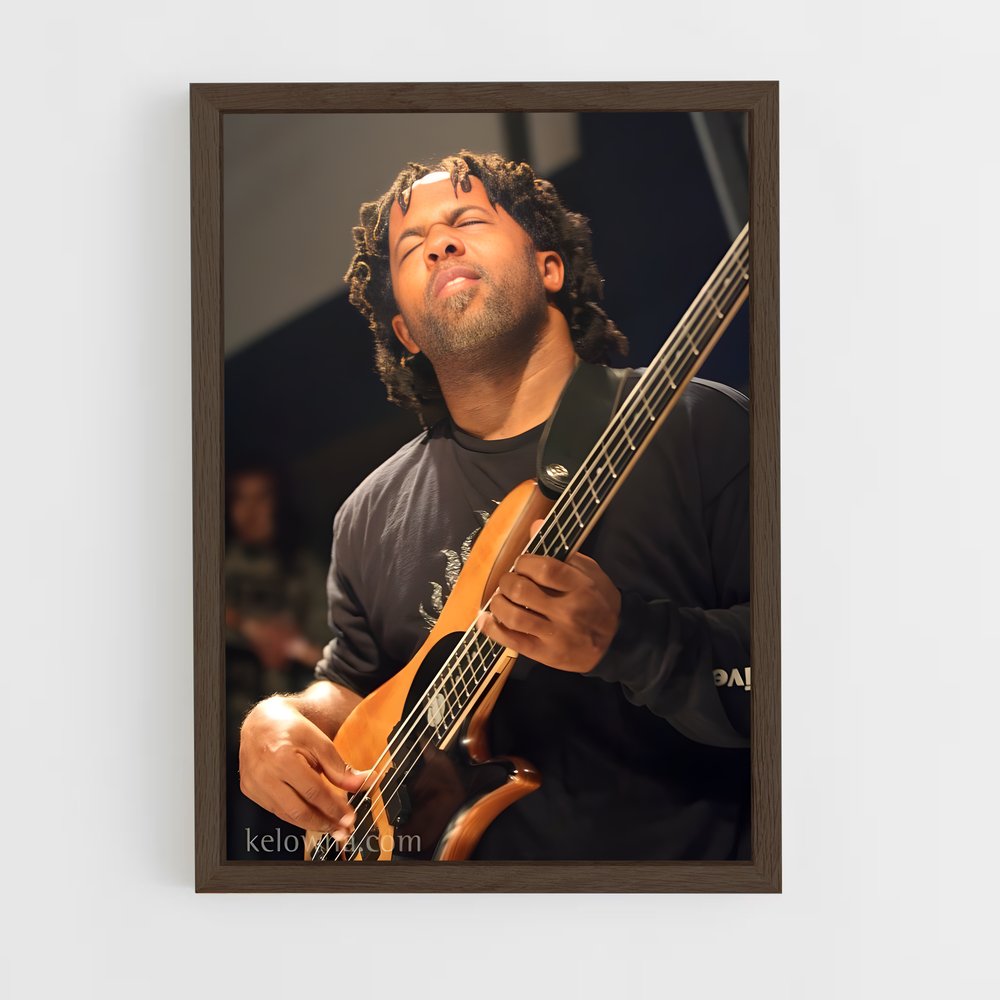 ap-victor wooten-5 cadre Bois foncé