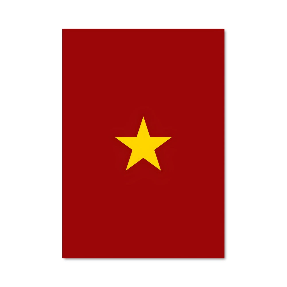 Poster Drapeau du Vietnam