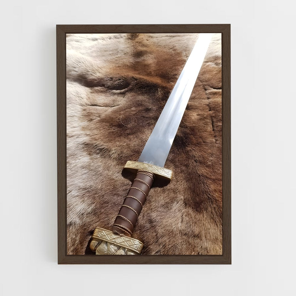 ap-viking sword-3 cadre Bois foncé