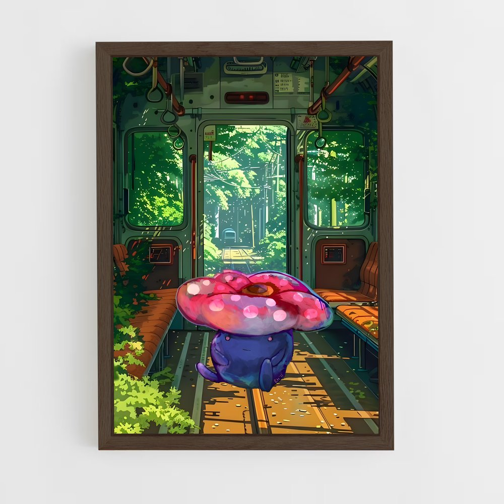 ap-vileplume-2 cadre Bois foncé