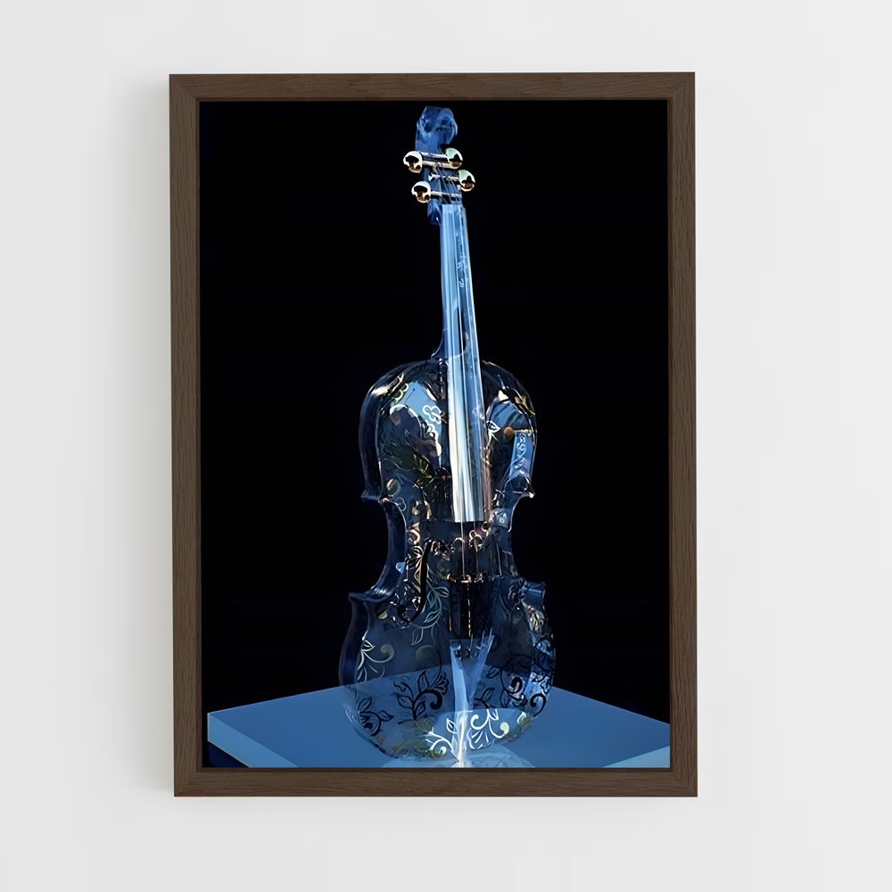 ap-violin-5 cadre Bois foncé