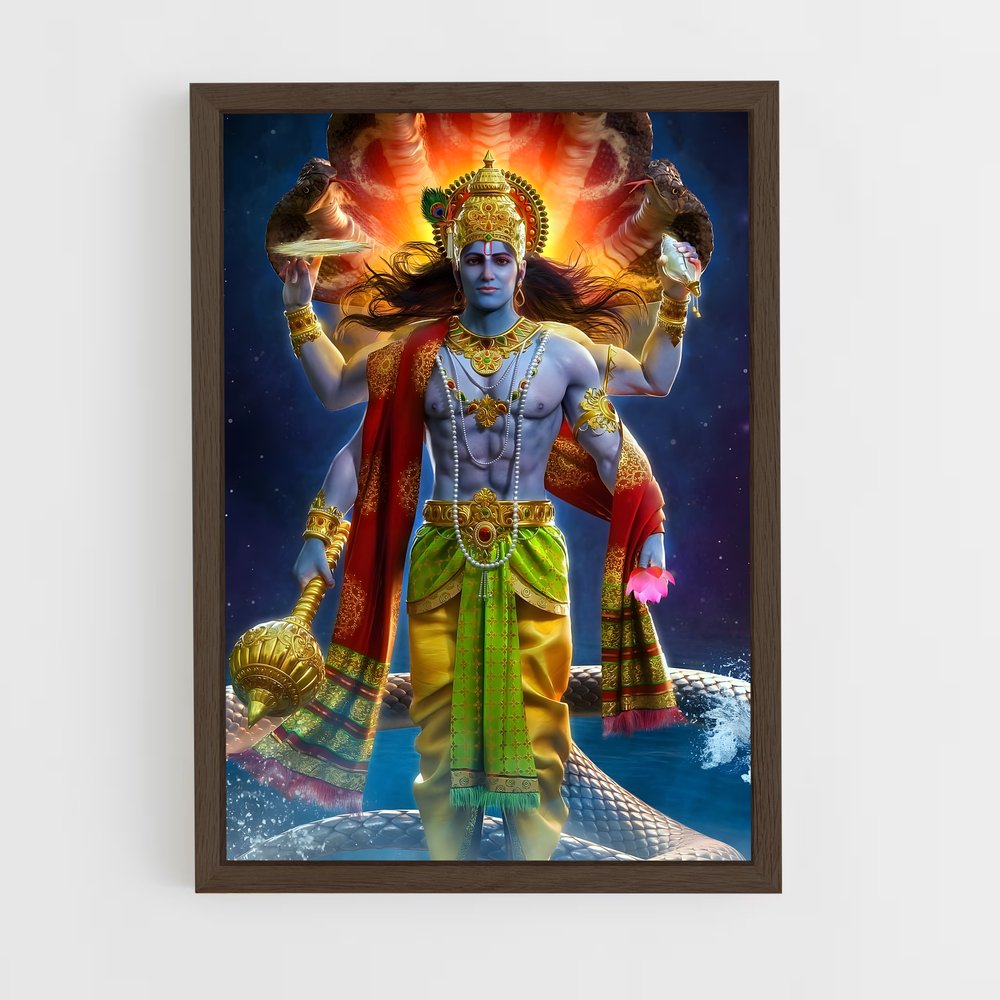 ap-vishnu-13 cadre Bois foncé