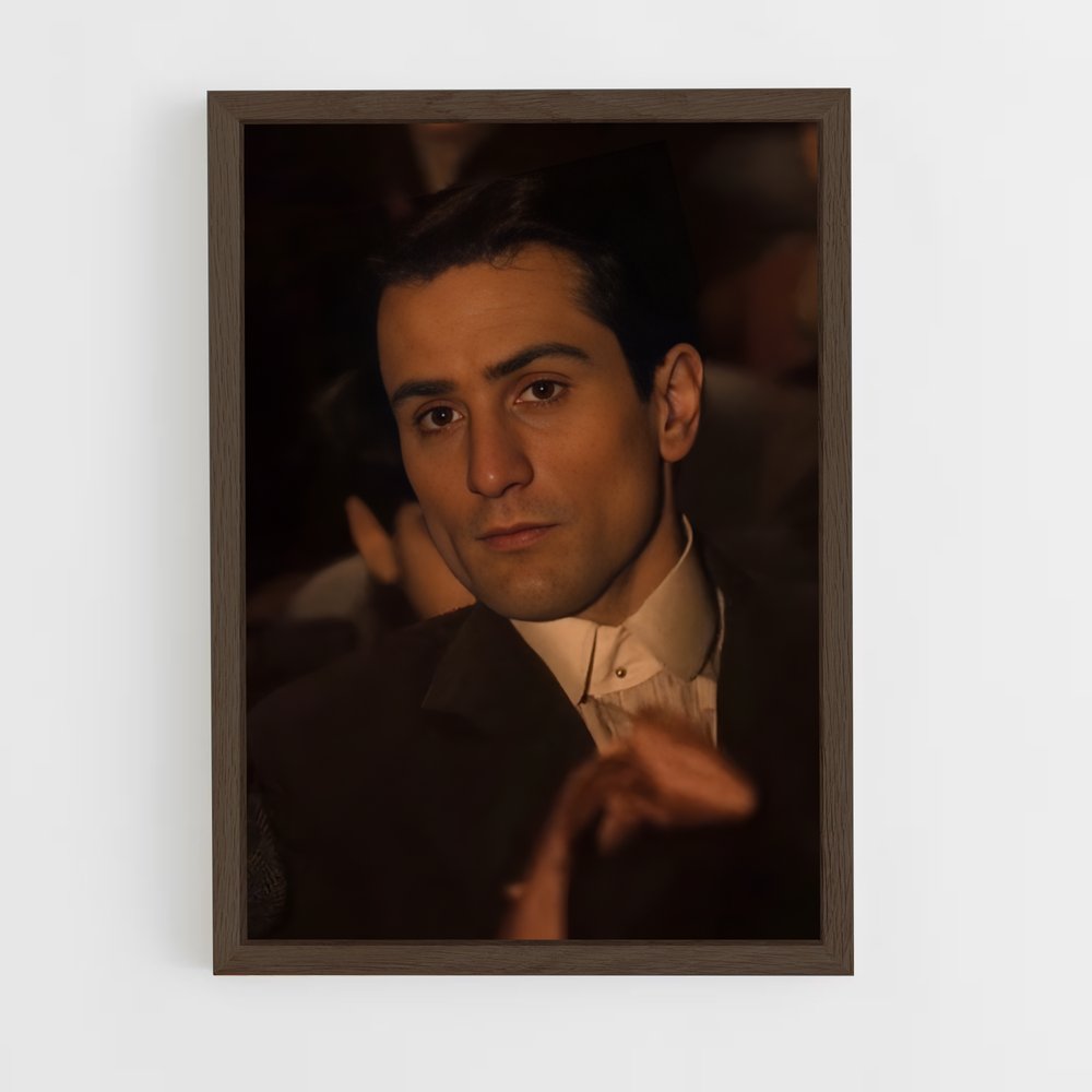ap-vito corleone-4 cadre Bois foncé