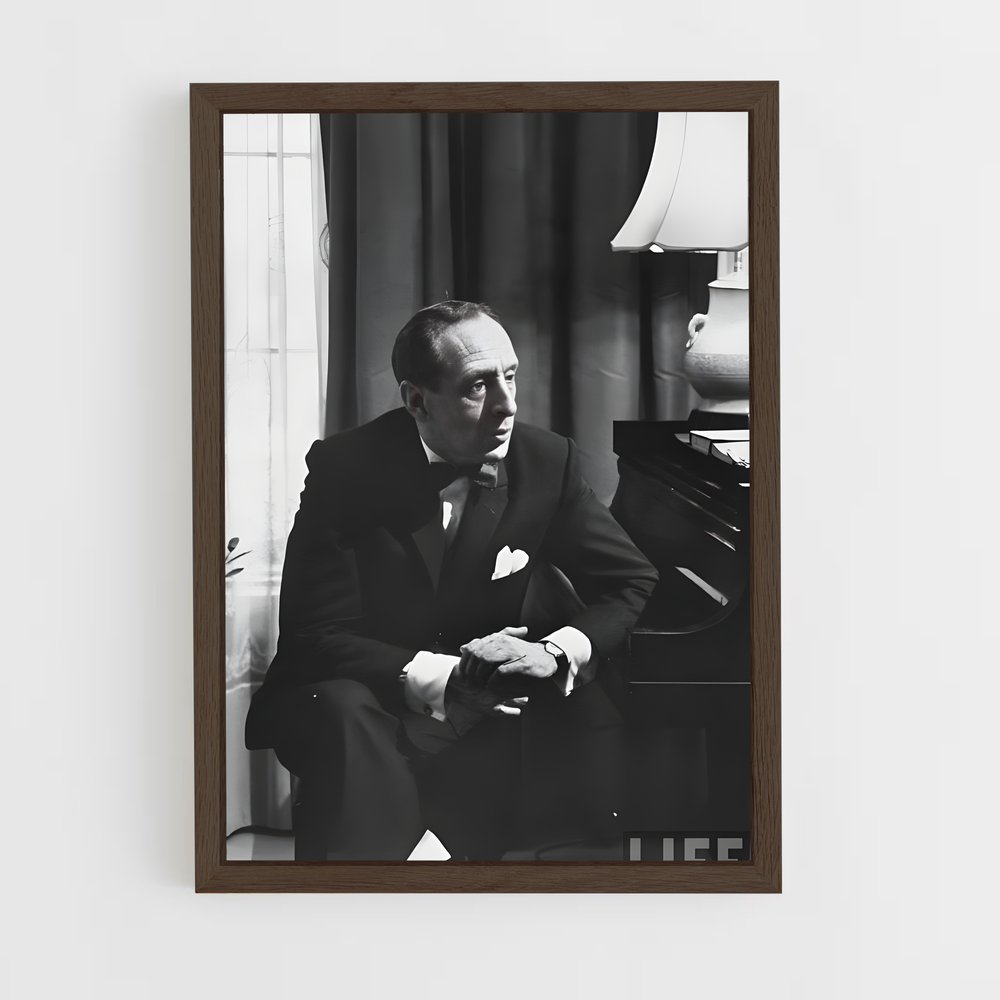ap-vladimir horowitz-1 cadre Bois foncé
