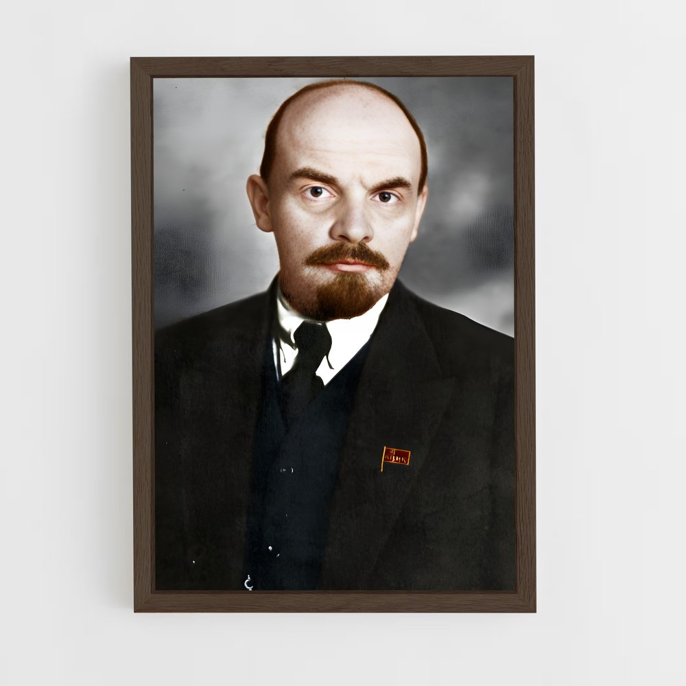 ap-vladimir lenin-3 cadre Bois foncé