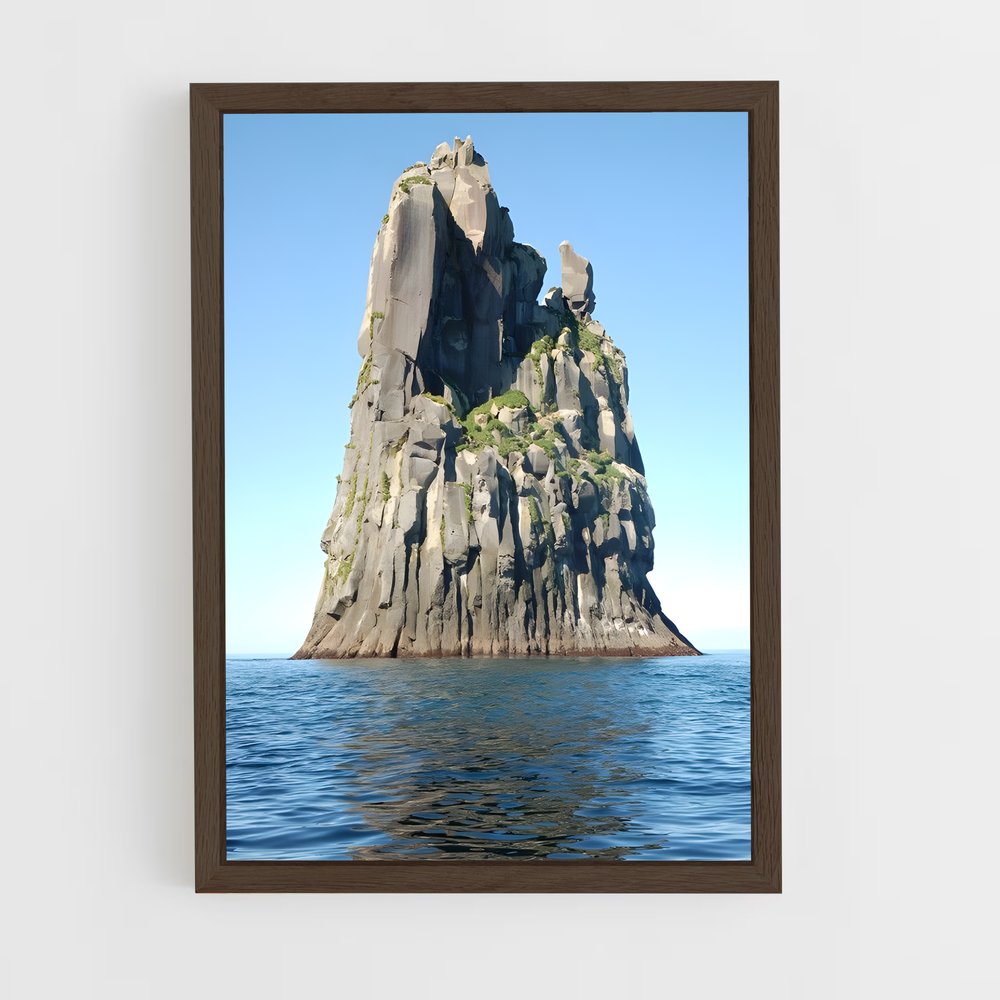 ap-volcanic rock-6 cadre Bois foncé
