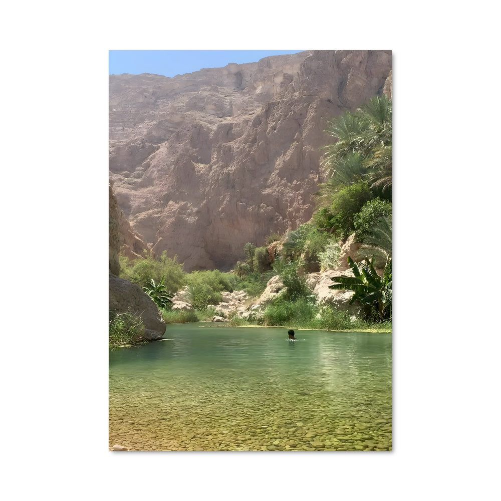 Poster Oasis de Wadi Shab