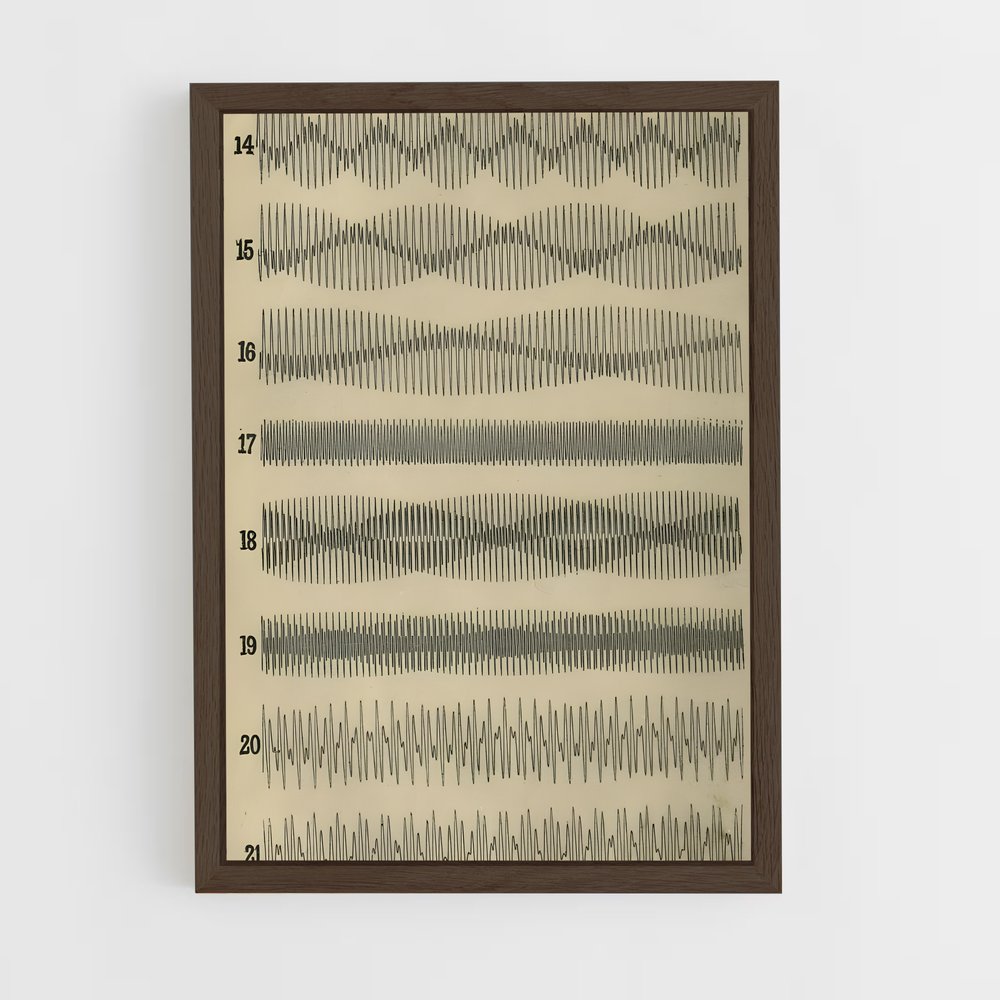 ap-wave patterns-7 cadre Bois foncé