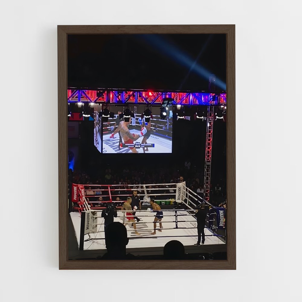 ap-wbc muaythai-3 cadre Bois foncé