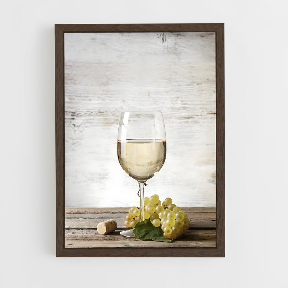 ap-white wine-5 cadre Bois foncé