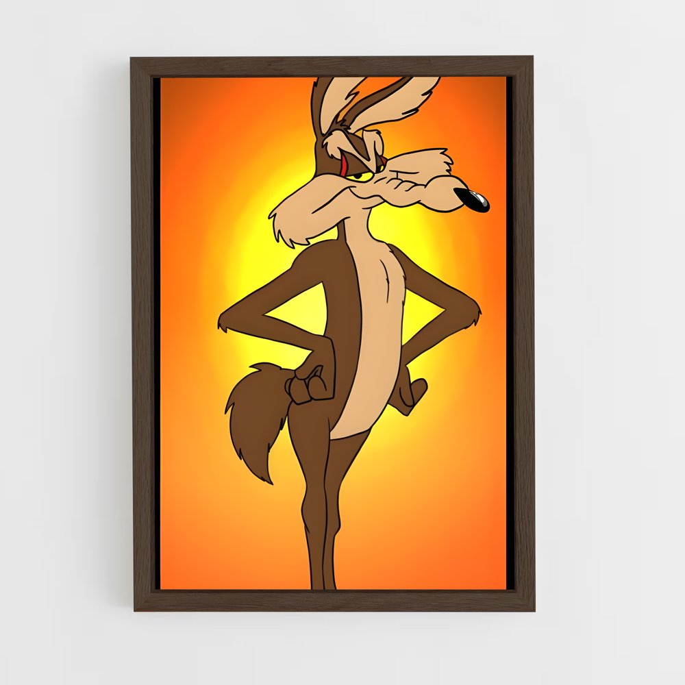 ap-wile e coyote-2 cadre Bois foncé