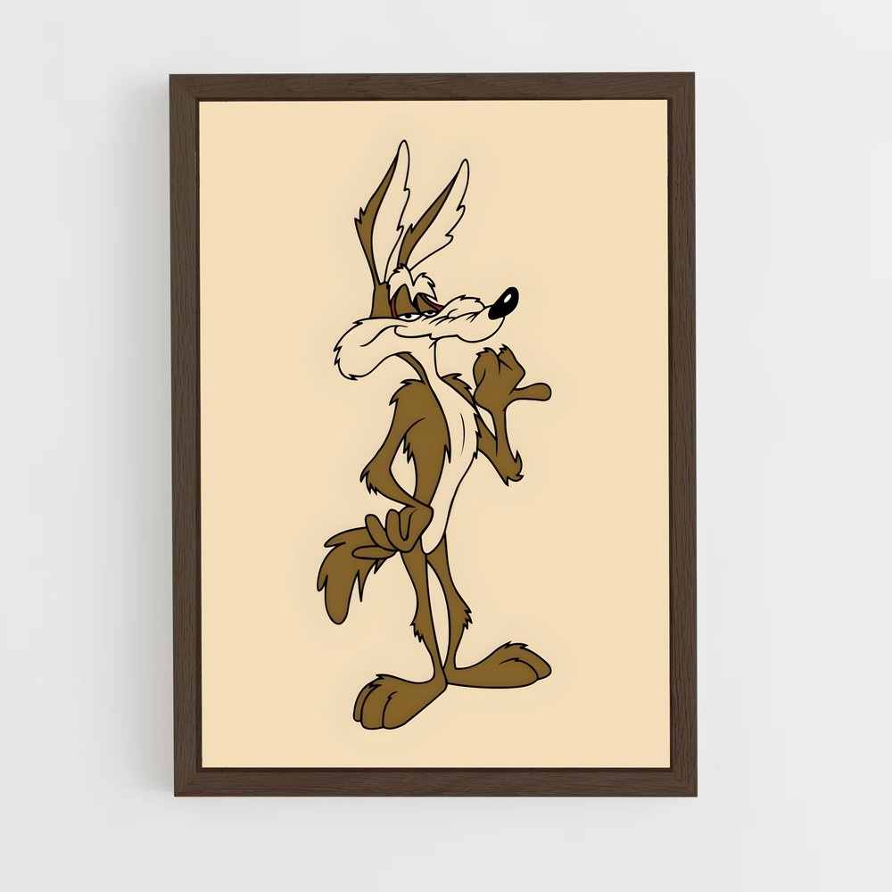 ap-wile e coyote-3 cadre Bois foncé