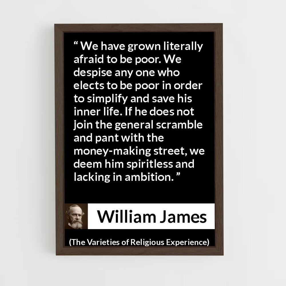 ap-william james-2 cadre Bois foncé