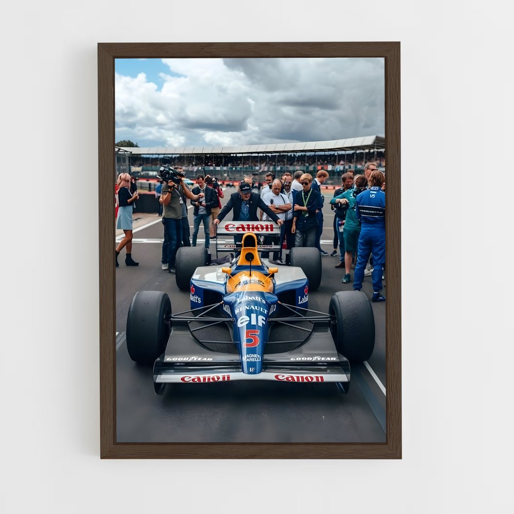 ap-williams fw14b-2 cadre Bois foncé