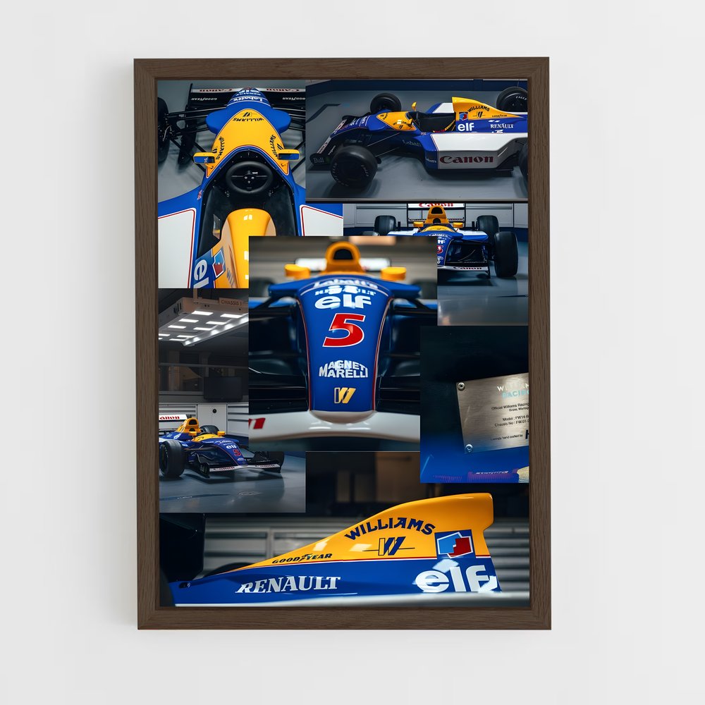 ap-williams fw14b-4 cadre Bois foncé