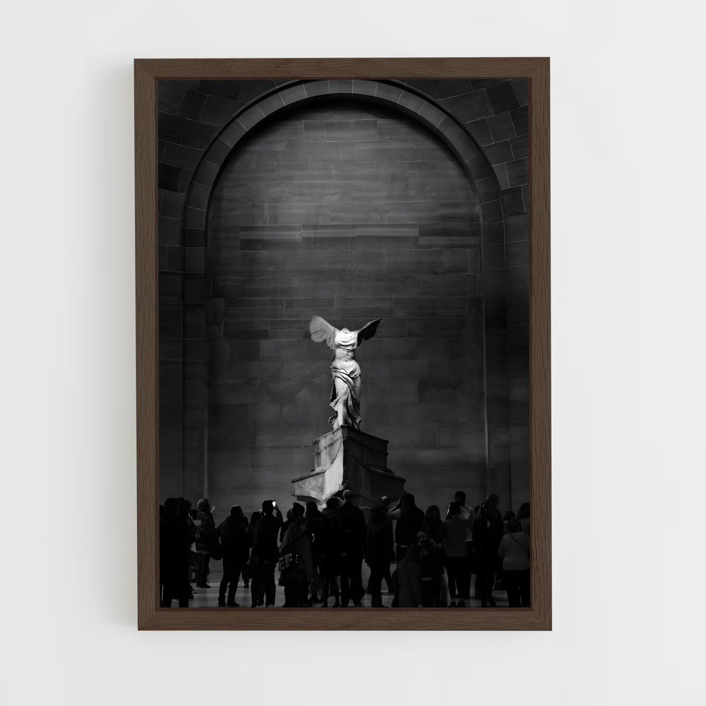 ap-winged victory of samothrace-4 cadre Bois foncé