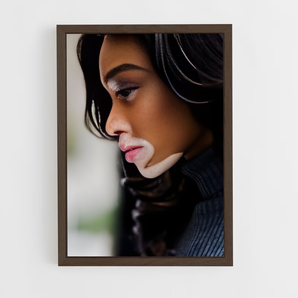 ap-winnie harlow-5 cadre Bois foncé