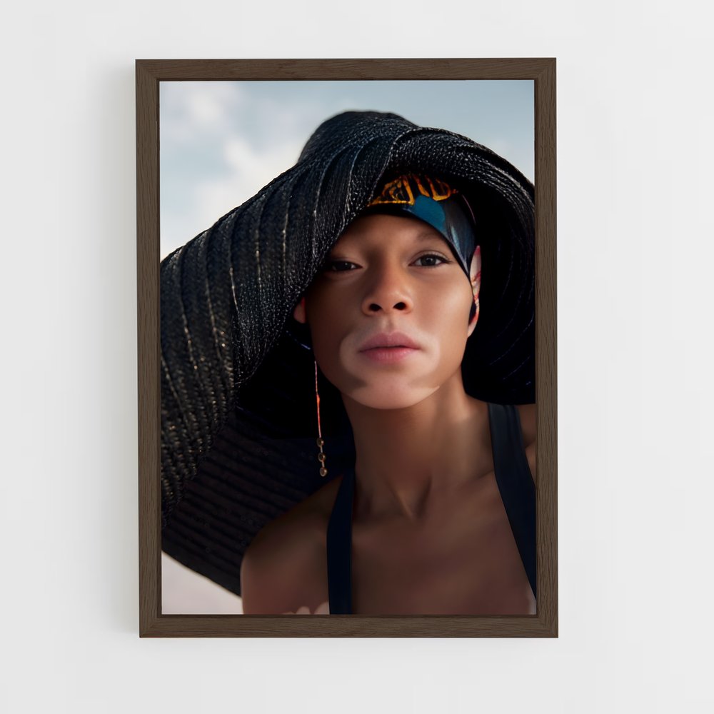 ap-winnie harlow-7 cadre Bois foncé