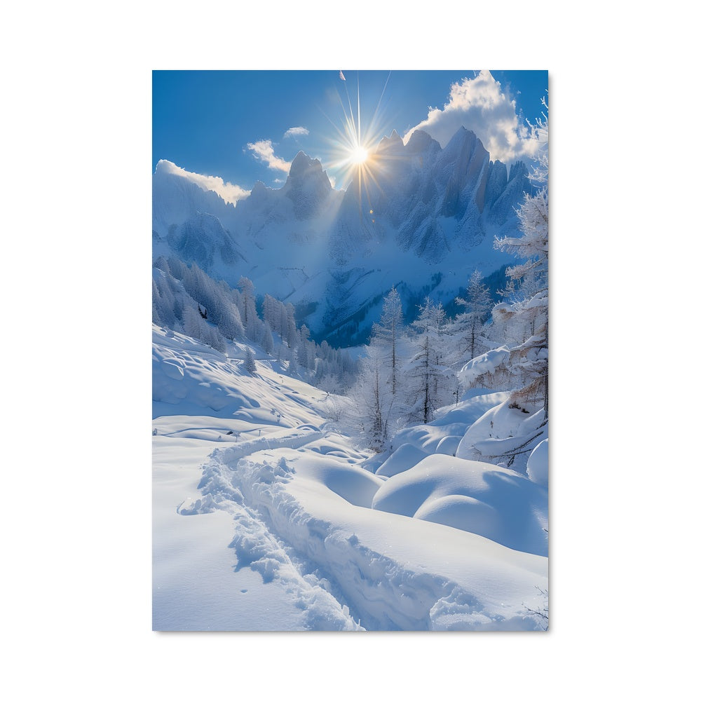 Poster Paysage Enneigé