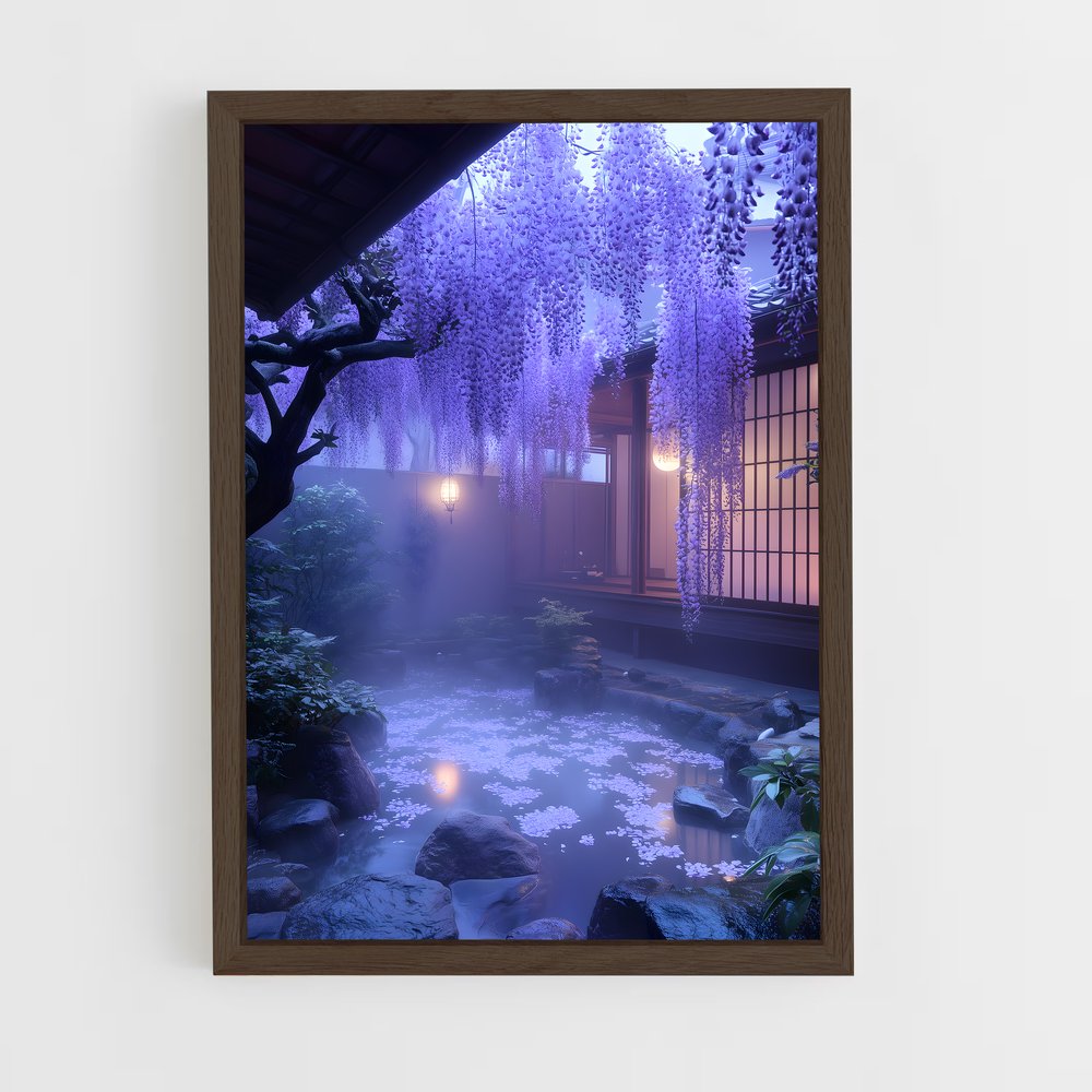 ap-wisteria-3 cadre Bois foncé