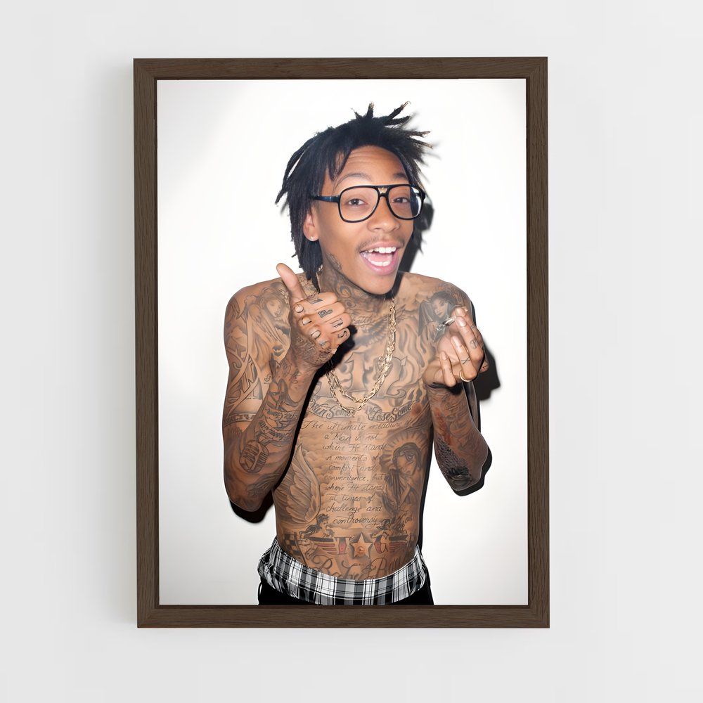 ap-wiz khalifa-3 cadre Bois foncé