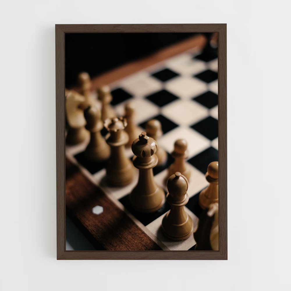 ap-world chess championship-2 cadre Bois foncé